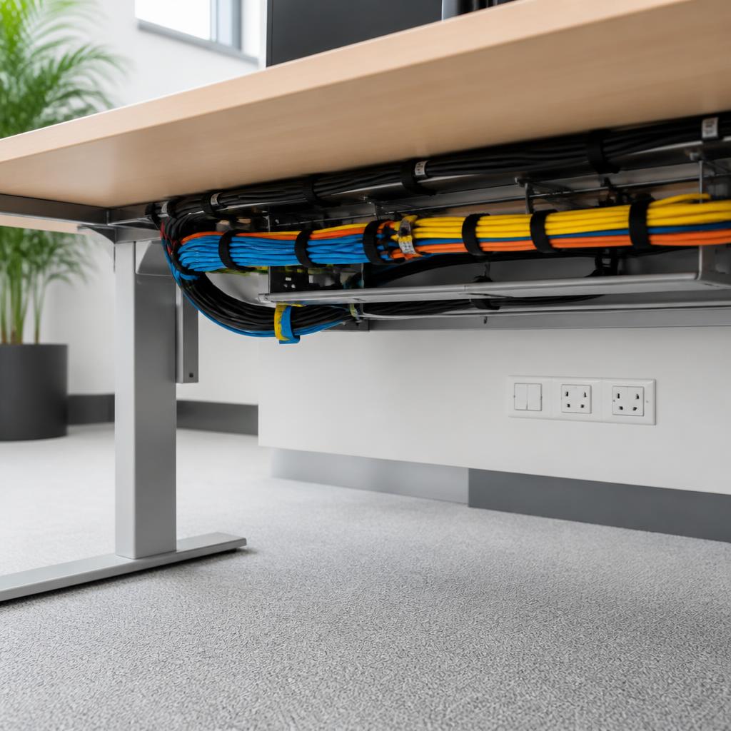 Cabling & cleanup